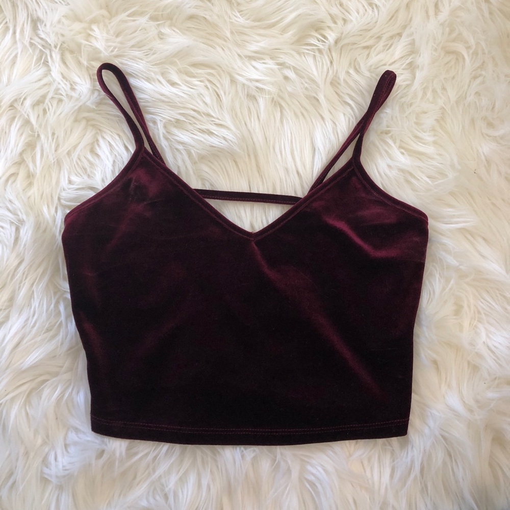 Velvet Maroon Tank